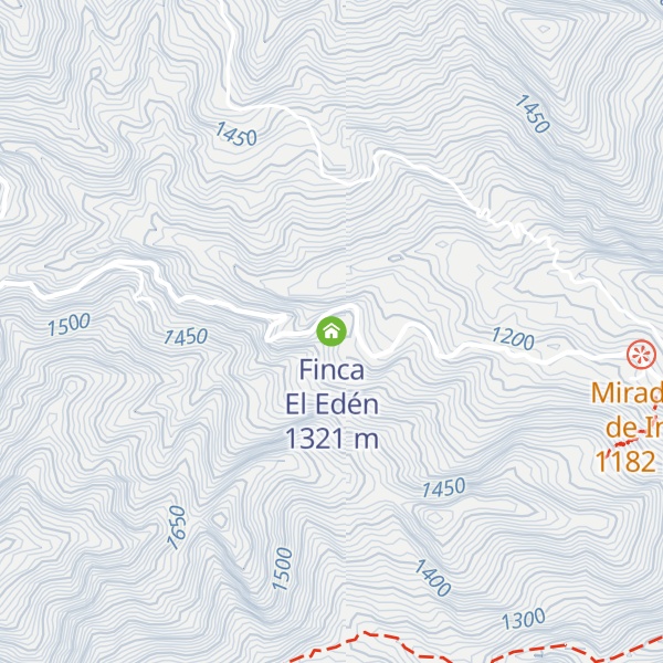 Map of Finca El Edén