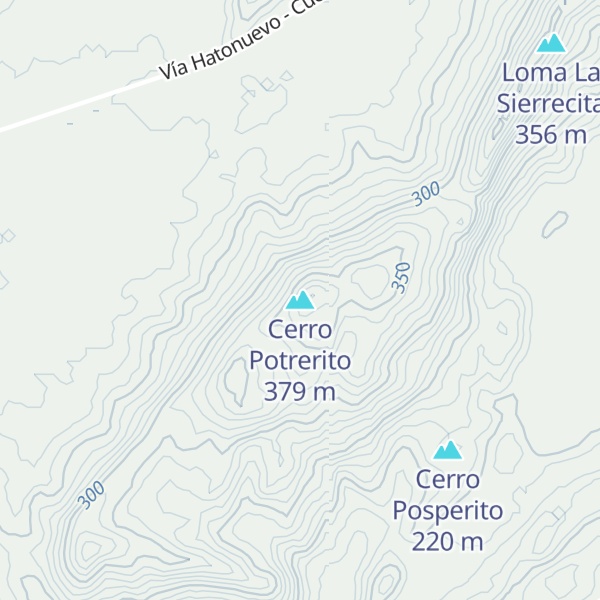 Map of Cerro Potrerito