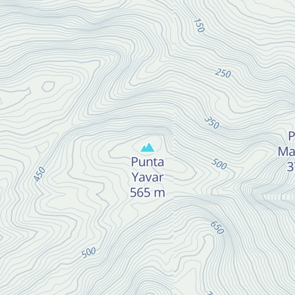 Map of Punta Yavar