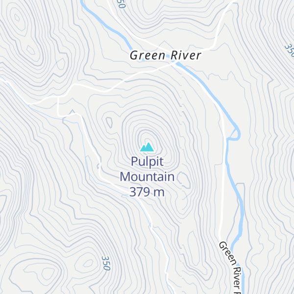 Map of Pulpit Mountain