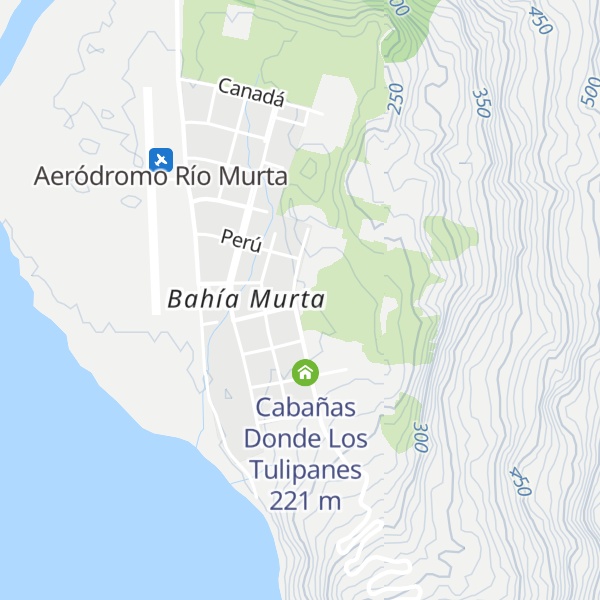 Map of Cabañas La Aurora