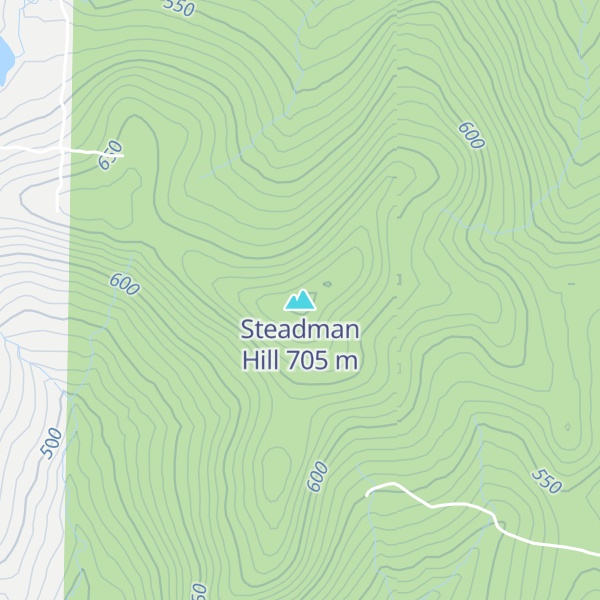 Map of Steadman Hill