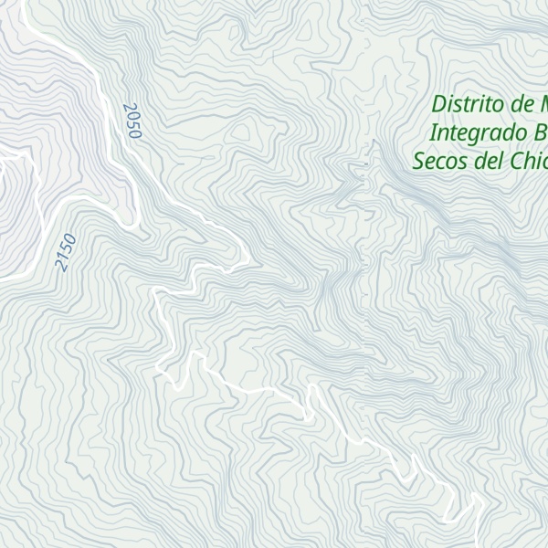 Map of Loma El Volcan