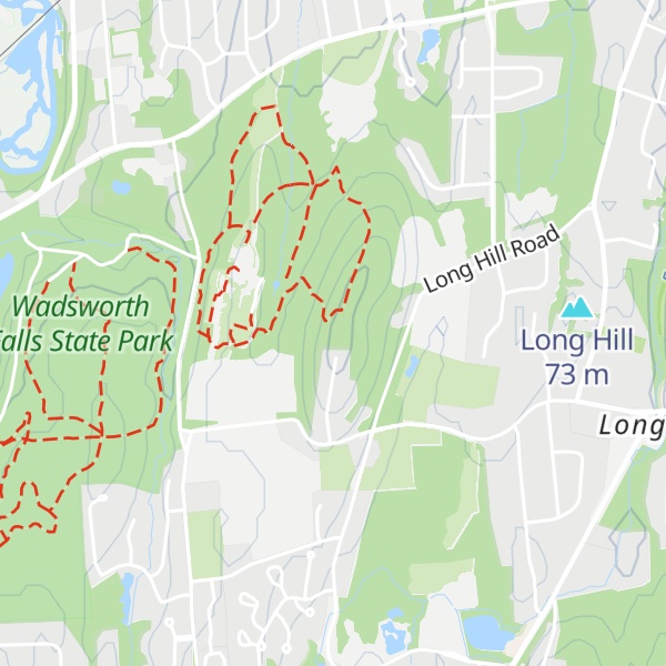 Map of West Long Hill