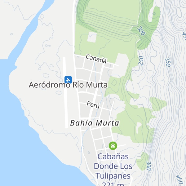 Map of Cabañas Kela