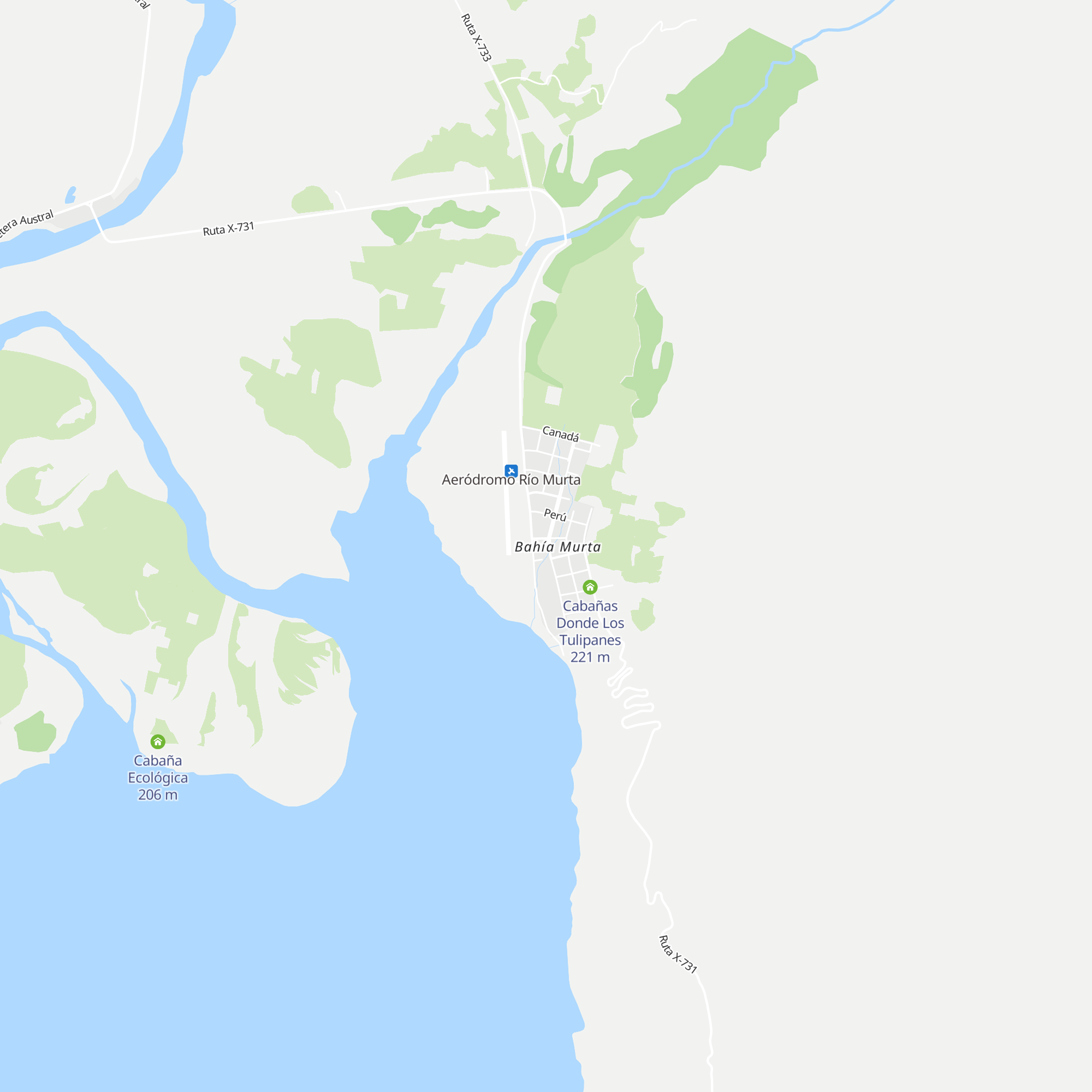 Cabaña El Ciprés map
