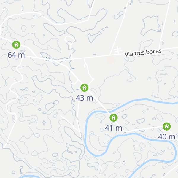 Map of La aduana