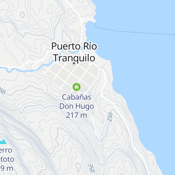 Map of Cabañas La Estrella