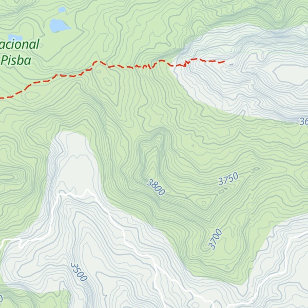 Map of Pico El Caracol