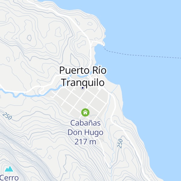 Map of Cabañas Patagon Explorador
