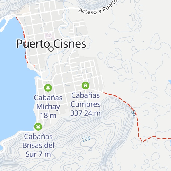 Map of Cabañas Cumbres 337