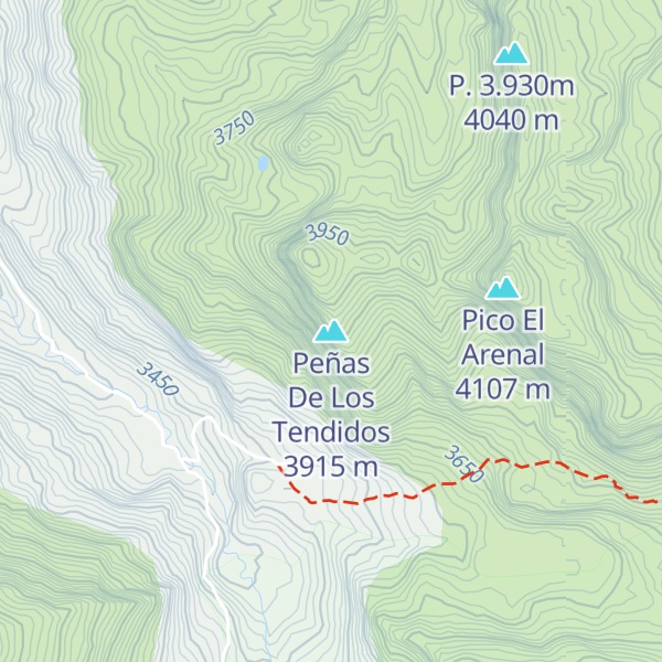 Map of Peñas De Los Tendidos