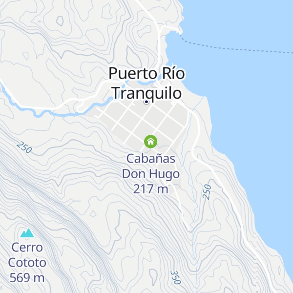 Map of Cabañas Los Exploradores