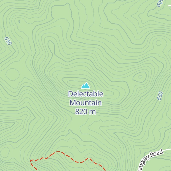 Map of Delectable Mountain