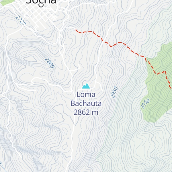 Map of Loma Bachauta