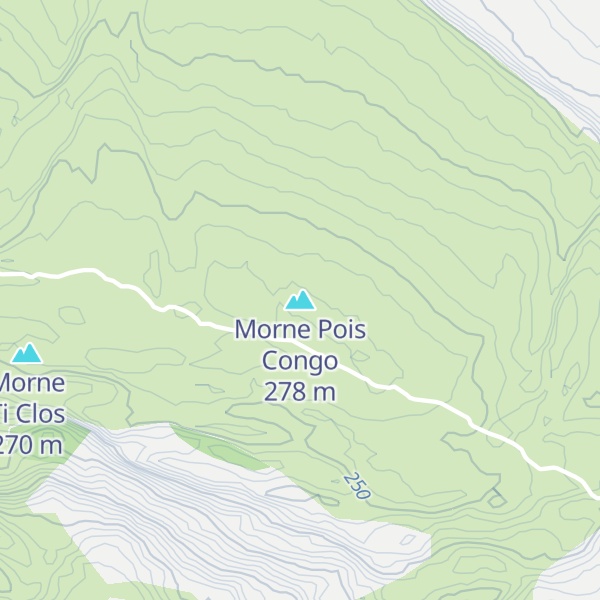 Map of Morne Pois Congo