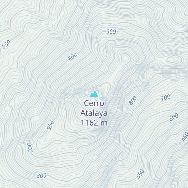 Map of Cerro Atalaya