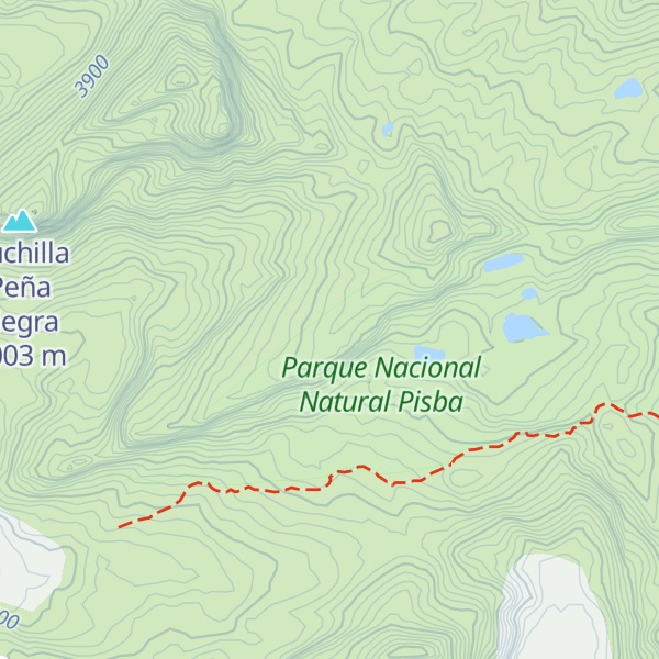 Map of Cuchilla Corral Chiquito