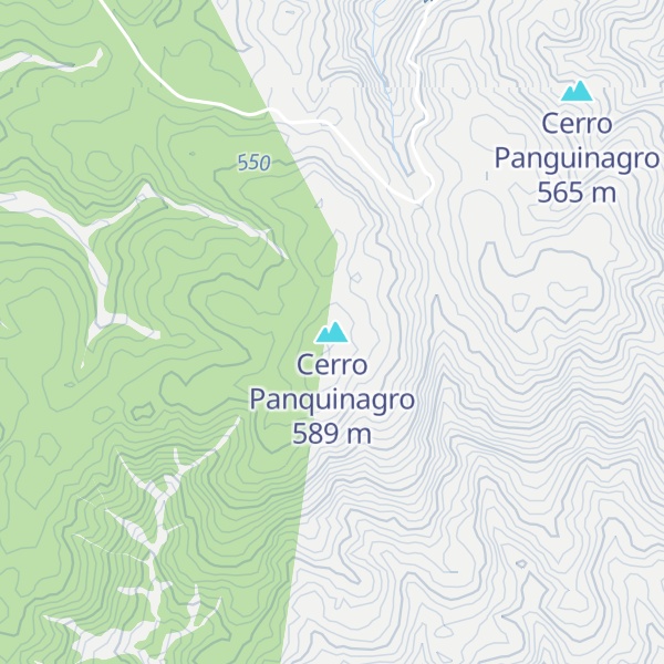 Map of Cerro Panquinagro