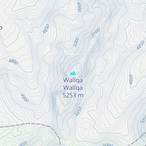 Map of Wallqa Wallqa