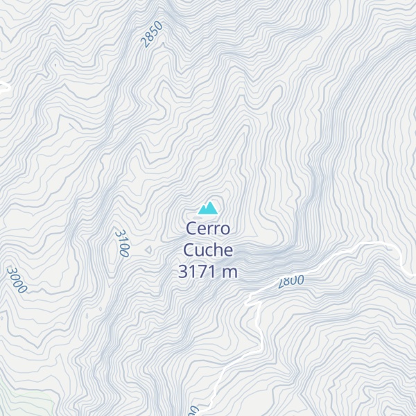 Map of Cerro Cuche