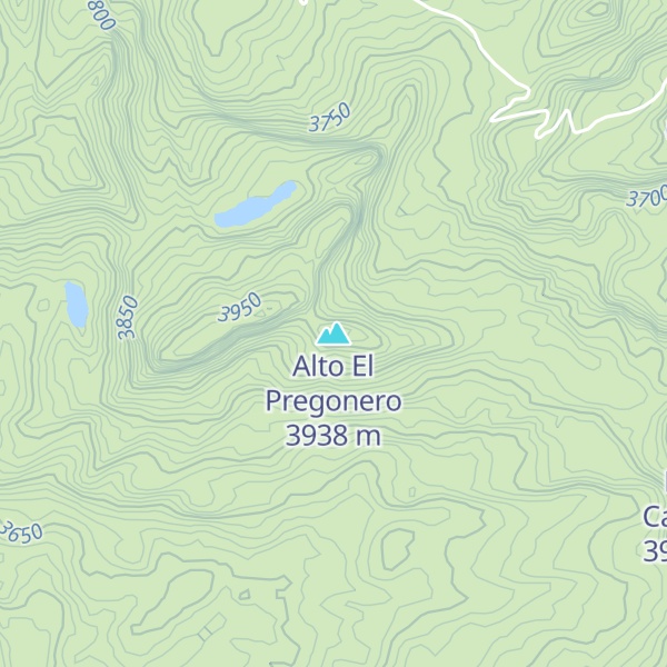 Map of Alto El Pregonero