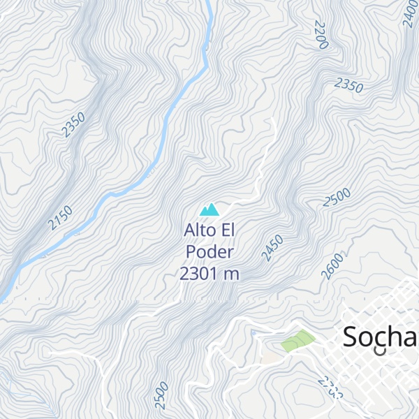 Map of Alto El Poder