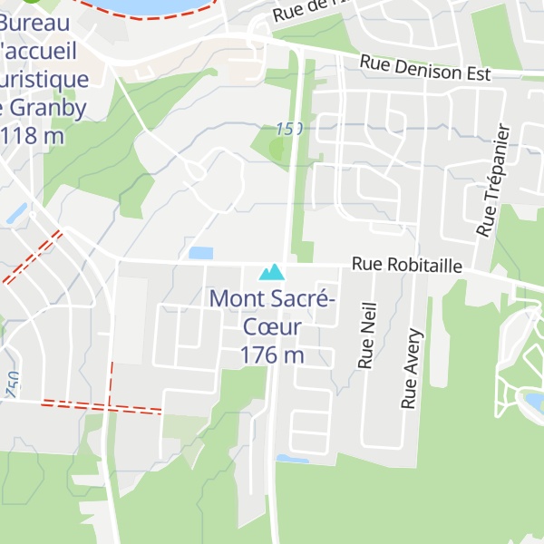 Map of Mont Sacré-Cœur