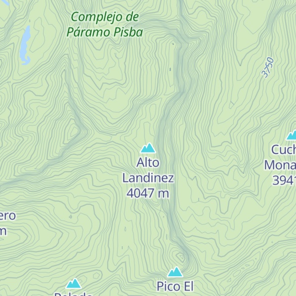 Map of Alto Landinez