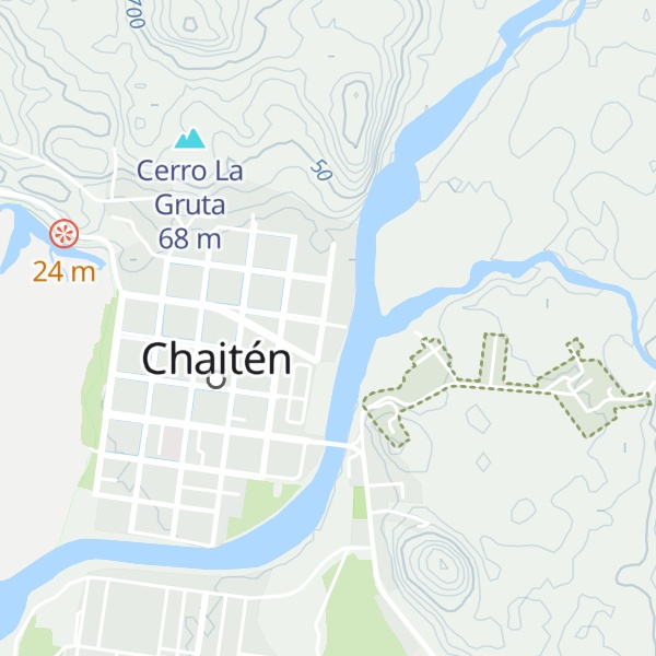 Map of Cabañas Río Blanco