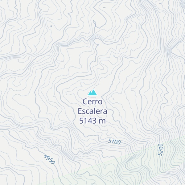 Map of Cerro Escalera