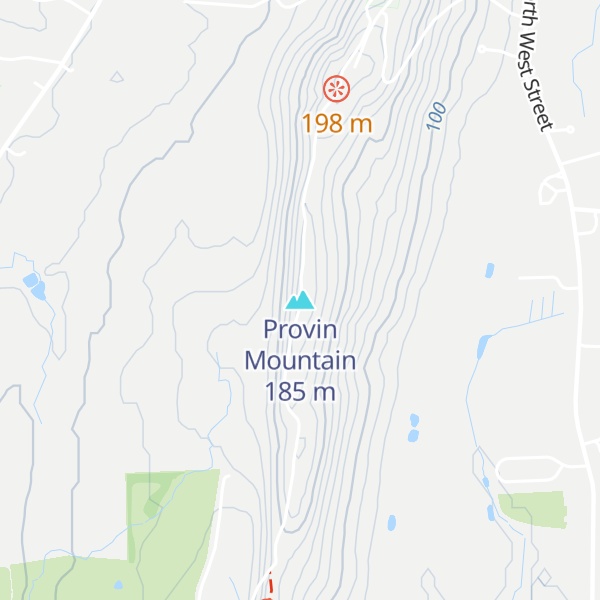 Map of Provin Mountain