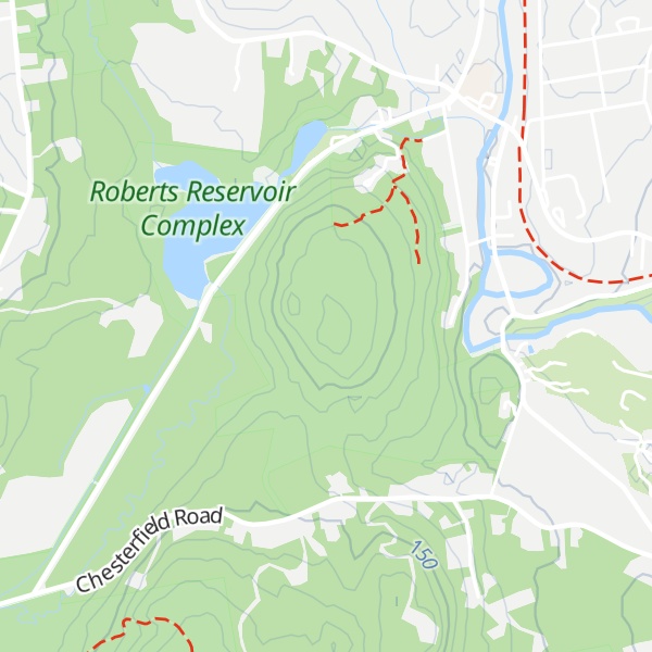 Map of Roberts Hill