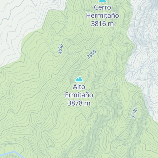 Map of Alto Ermitaño