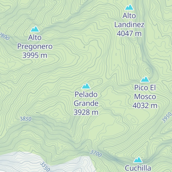 Map of Pelado Grande