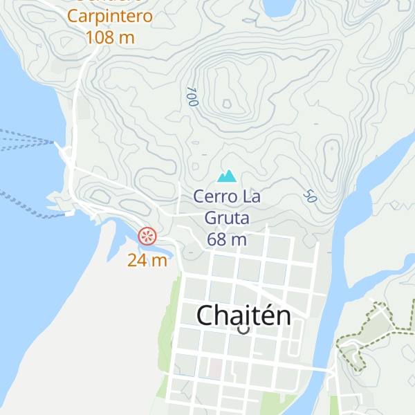 Map of Cabañas Patagonias