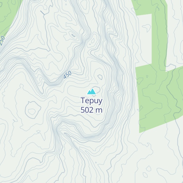 Map of Tepuy