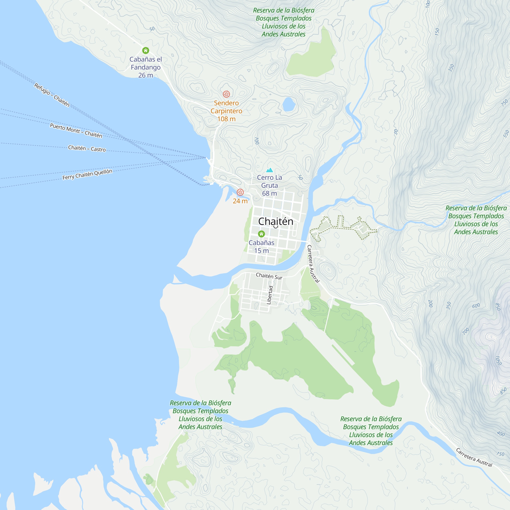 Cabaña map