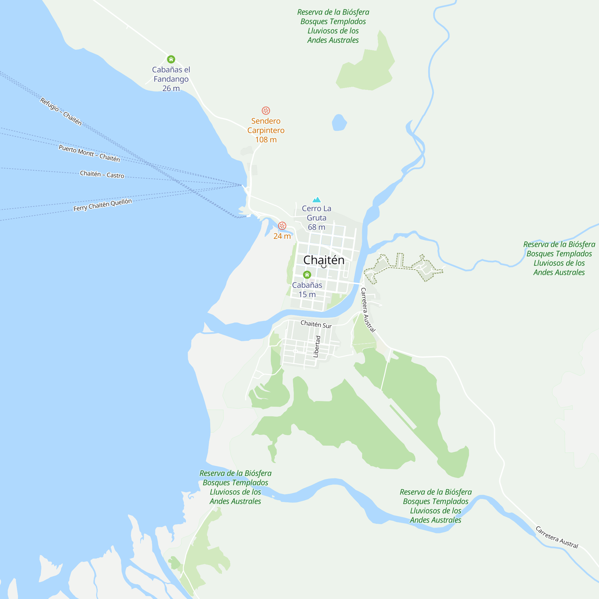Cabaña map