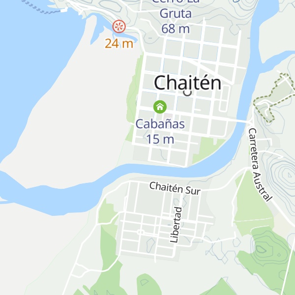Map of Cabaña