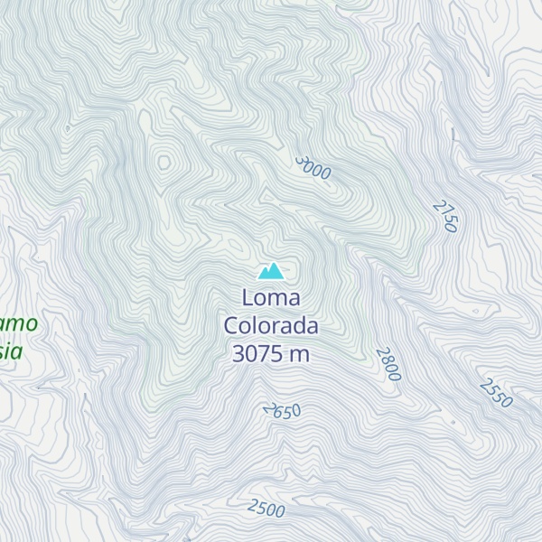 Map of Loma Colorada