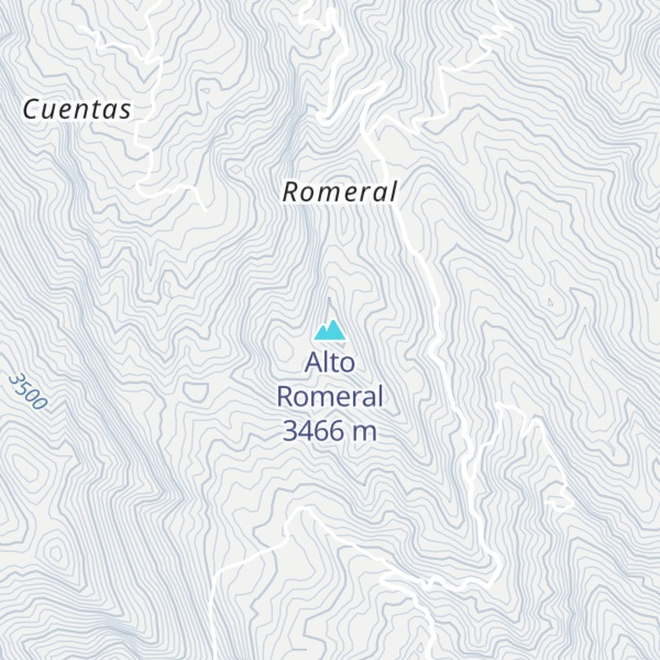 Map of Alto Romeral