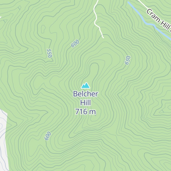 Map of Belcher Hill