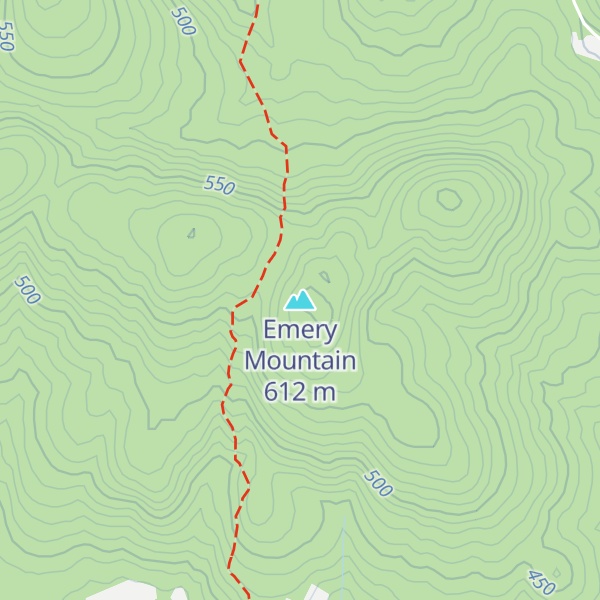 Map of Emery Mountain