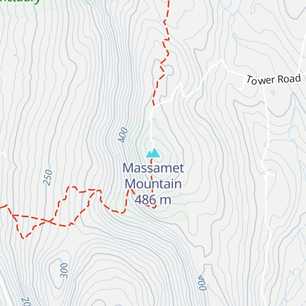 Map of Massamet Mountain