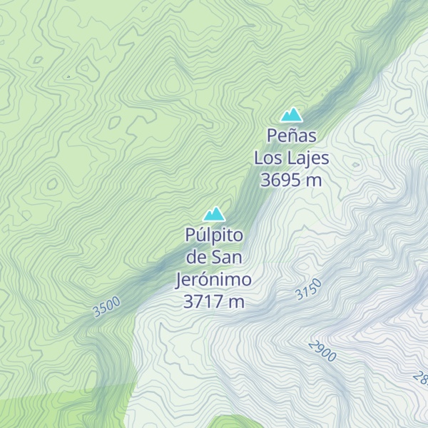 Map of Púlpito de San Jerónimo
