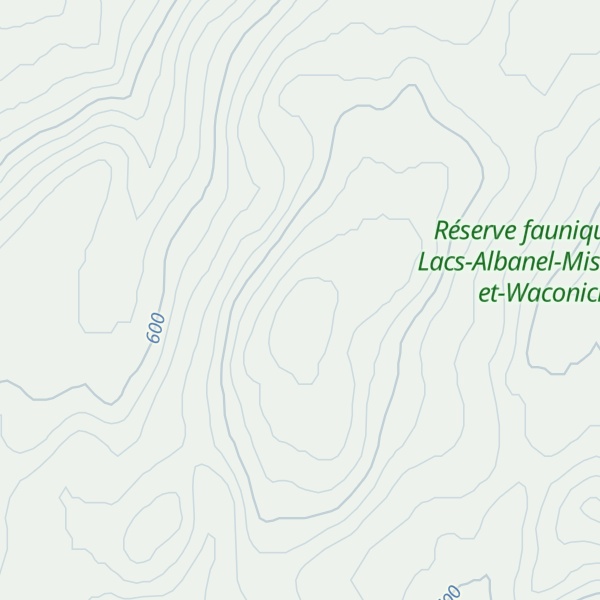 Map of Monts Témiscamie