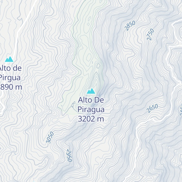 Map of Alto De Piragua