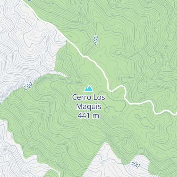 Map of Cerro Los Maquis