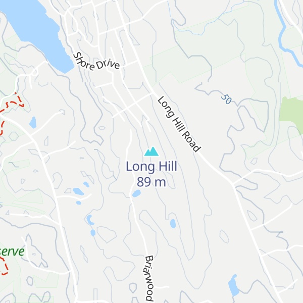 Map of Long Hill